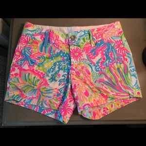 Lilly Pulitzer Callahan Shorts sz 2 Lover’s Coral